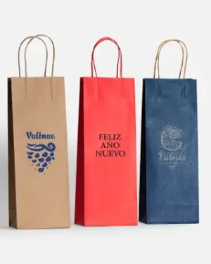 Bolsas para botellas personalizadas con logotipo