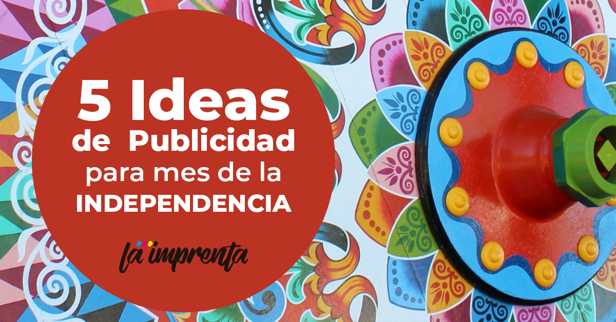 Publicidad para conmemorar el 15 de Setiembre